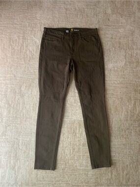 Carhartt Slim Fit Jeans in Dark Olive